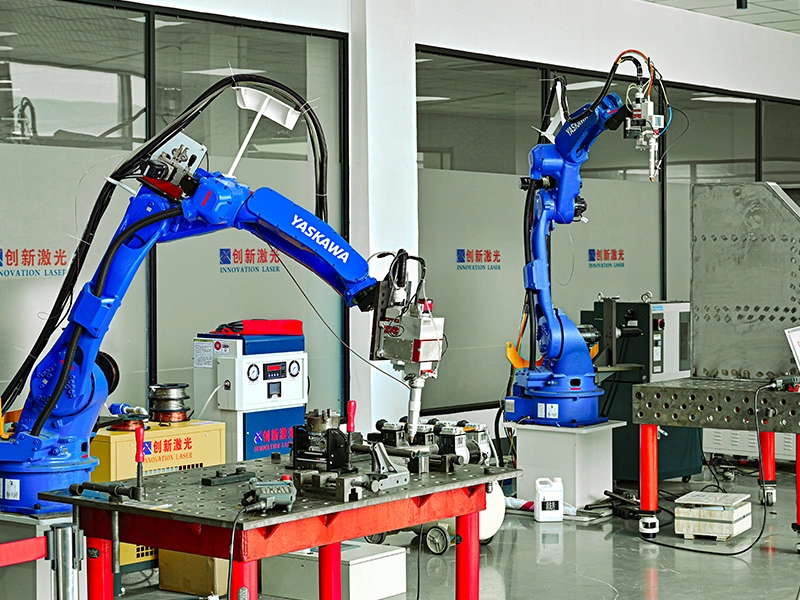 Robotic arm working demonstration