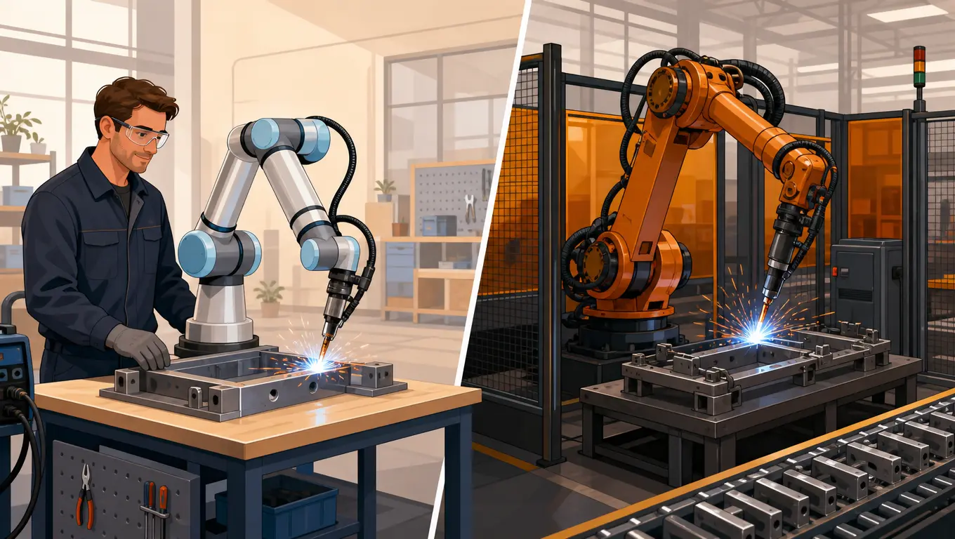 Convenience of collaborative welding robots
