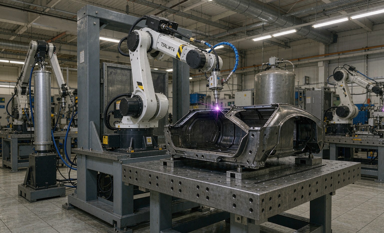 Laser Welding vs TIG/MIG: Speed, Heat Input and Distortion Robot laser welding an automotive component on a production line
